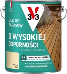 V33 Olej do tarasów bezbarwny 4,5L