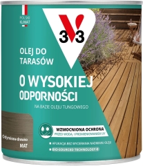 V33 Olej do tarasów drewno odymione 0,75L