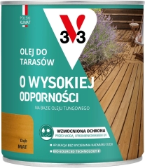 V33 Olej do tarasów dąb 0,75L
