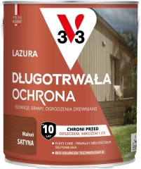 V33 Lazura długotrwała ochrona mahoń 2,5L