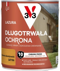 V33 Lazura długotrwała ochrona sosna skandynawska 2,5L