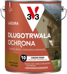 V33 Lazura długotrwała ochrona dąb złocisty 4,5L