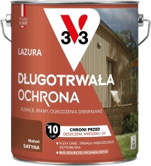 V33 Lazura długotrwała ochrona mahoń 4,5L