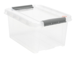 Przezroczyste Pudełko Box na Drobiazgi Zabawki 32L Organizer z Pokrywką