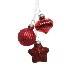 BOMBKI SZKLANE 3 WZORY MIX KAE