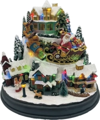 CERAMICZNA POZYTYWKA LED Z DOMKAMI