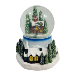 KULA WODNA ZE SNIEGIEM Z POZYTYWKA MAG