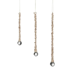 ZAWIESZKA W KSZTALCIE KROPLI 3 SZT. DHG