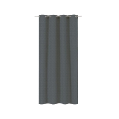 Zasłona zaciemniająca Aksel czarna 140 x 280 cm na przelotkach Inspire OUTLET