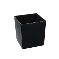 Donica duża Juka 30x30 cm czarna Lamela OUTLET