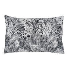 Poduszka GoodHome Mokau 40 x 60 cm czarna