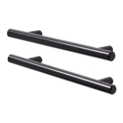 Uchwyt meblowy GoodHome Annato reling 188 mm czarny mat