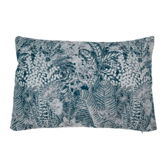 Poduszka GoodHome Mokau 40 x 60 cm niebieska