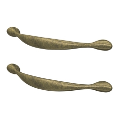 Uchwyt meblowy GoodHome Chervil łuk 158 mm miedź