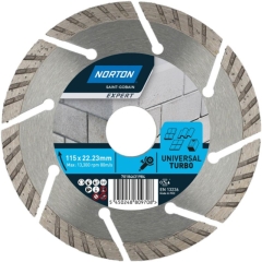 Tarcza diamentowa Norton Turbo uniwersalna 115 x 22.23 mm