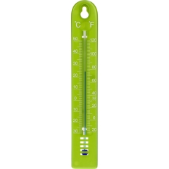 Termometr pokojowy plastikowy 17 cm zielony