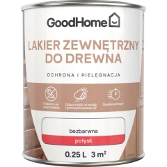 Lakier zewnętrzny GoodHome bezbarwny połysk 2,5 l