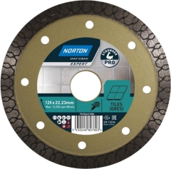 Tarcza diamentowa Norton PRO do gresu 125 x 22.23 mm