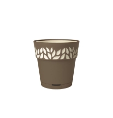 Doniczka z podstawką Cloe 20 cm gołębi szary