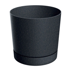 Doniczka Prosperplast Tubo P Eco Wood 24 cm antracyt