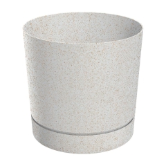 Doniczka Prosperplast Tubo P Eco Wood 30 cm biała