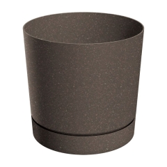 Doniczka Prosperplast Tubo P Eco Wood 24 cm kawa