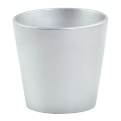 Osłonka doniczki 10 cm srebrna