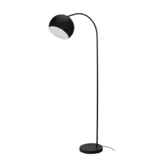 Lampa podłogowa GoodHome Kotenay 1-punktowa E27 czarna