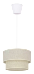 Lampa wisząca Duolla Boho XS 1 x E27 biała/juta
