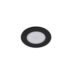 Oczko GoodHome Leavitt 300 lm IP44 2700 K czarne 3 szt.