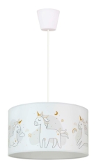 Lampa wisząca Duolla 1 x E27 jednorożce