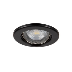 Oczko GoodHome Chancey GU10 345 lm 2700 K czarne
