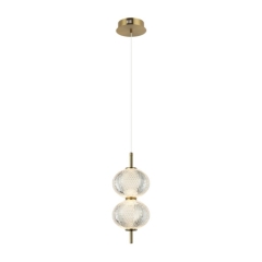 Lampa wisząca LED Lazie - 2 3000 K złota