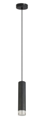 Lampa wisząca Ina 1 x E27 czarna