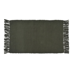 Dywanik 50 x 80 cm ciemny zielony