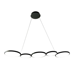 Lampa wisząca LED Milagro Olympia 50 W czarna