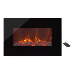 Dekoracyjny kominek grzewczy do zawieszenia na ścianie 1800 W 66x44 cm