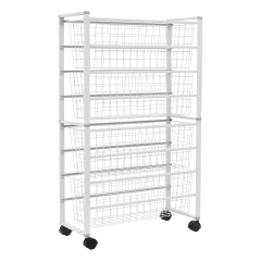 Stojak z czterema drucianymi koszami 23x90x55 cm Hard Head
