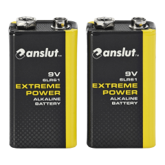Baterie 9 V 2 szt. Anslut