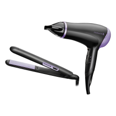 Suszarka do włosów + prostownica Remington