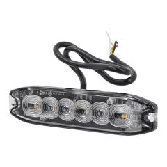 Lampa ostrzegawcza LED 12/24 V IP67 126 mm Hamron