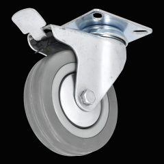 Koło jezdne z hamulcem Ø100 mm 50 kg Hamron