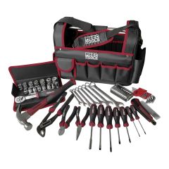 Torba narzędziowa z wyposażeniem 87 elementów 44x28x29 cm Meec Tools