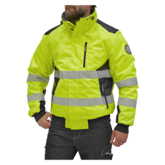 Ocieplana kurtka ostrzegawcza Bluewear
