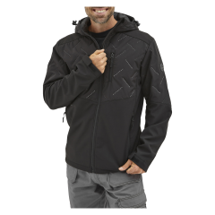 Lekko ocieplana kurtka softshell męska Bluewear