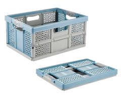 SKRZYNKA SKŁADANA KOSZ POJEMNIK SKŁADANY ORGANIZER KOSZYK max 30kg OUTLET