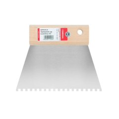Szpachla trapezowa 15 cm ZĄB 4X4 mm z uchwytem COMENSAL OUTLET