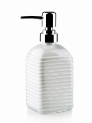 Dozownik na mydło BIAŁY 450 ml NOWOCZESNY OUTLET