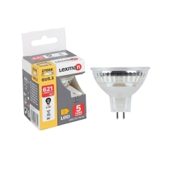 Żarówka LED GU5.3 6,1 W  50 W 621 lm Ciepła biel Lexman OUTLET