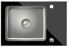 Zlewozmywak szklany Rene Quadron